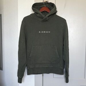YOUNGLA GREEN GYM HOODIE MENS SMALL